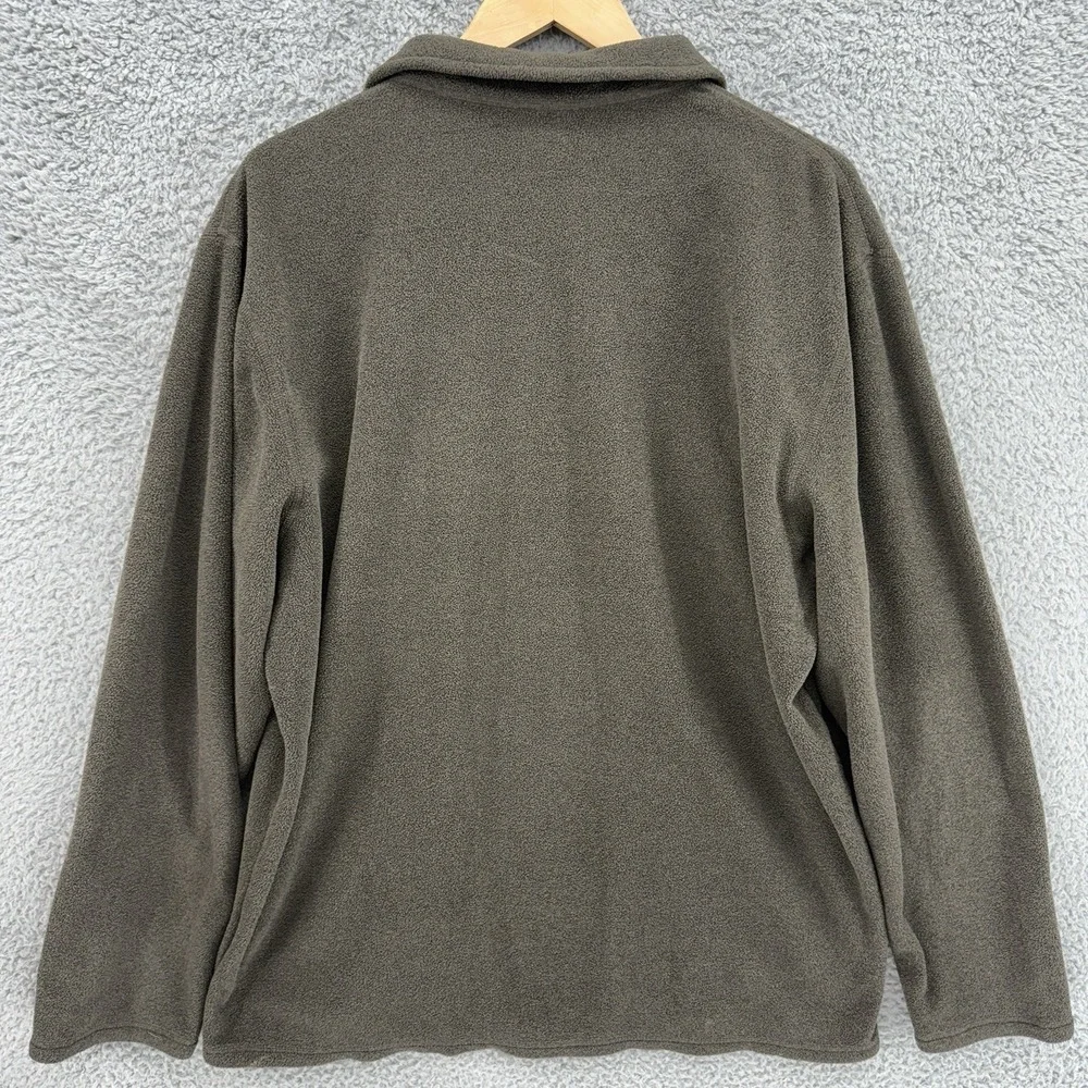 The North Face Men's XL 1/4 Zip Fleece Pullover Sweater‎ – Gray Tan